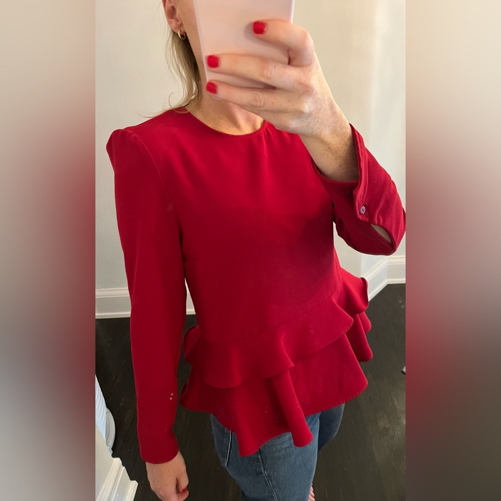 Zara peplum top - Picture 2 of 7